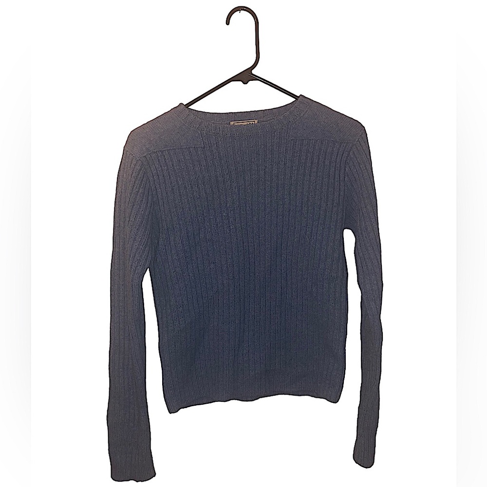 L. L. Bean Blue Wool Sweater
